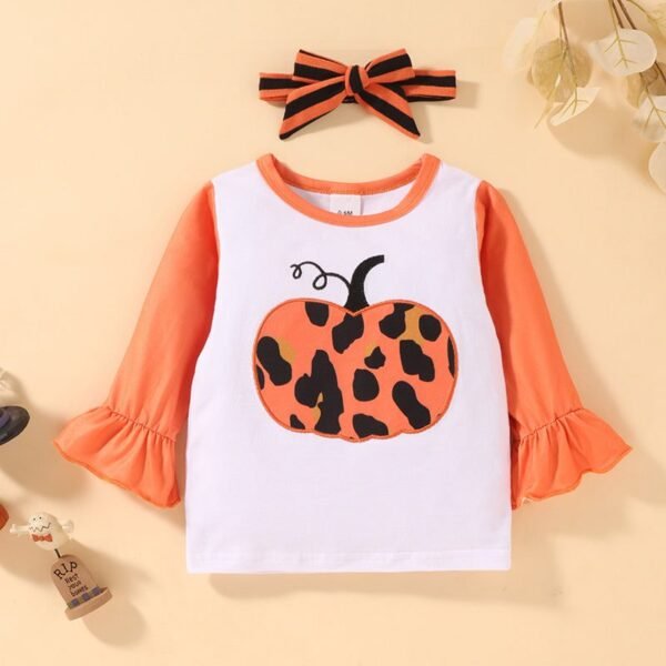 Halloween 3pcs Top Pant Headwear Outfit