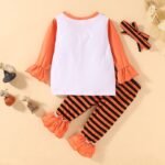 Halloween 3pcs Top Pant Headwear Outfit