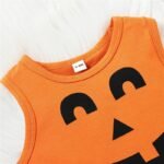 Kid Girls Mesh 1 Pcs Pumpkin Outfit