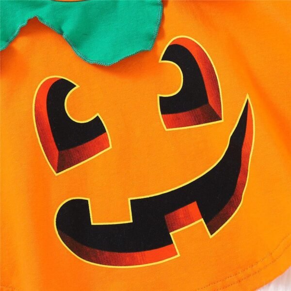 Kids Pumpkin Print Cloak