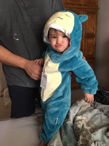 Snorlax Baby Jumpsuit - Unisex Outfit photo review
