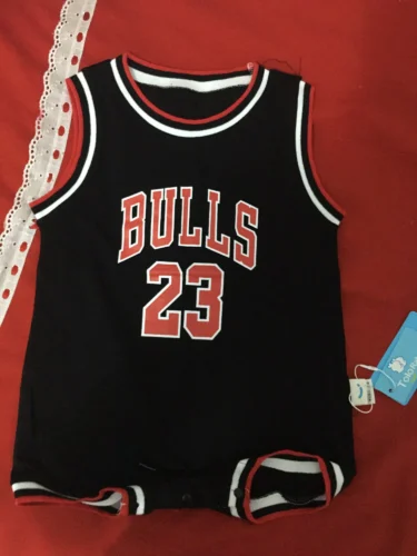 Kids NBA Basketball Jersey Romper photo review
