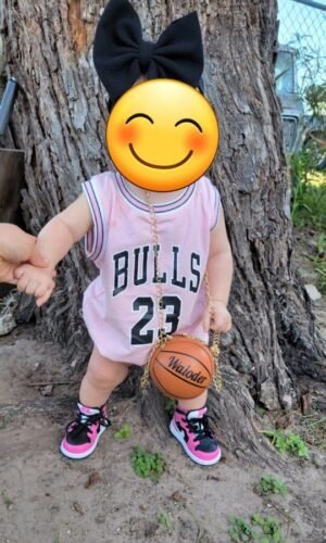 Kids NBA Basketball Jersey Romper photo review