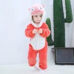 Red Unicorn Baby Jumpsuit