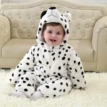 Snow Leopard Baby Jumpsuit