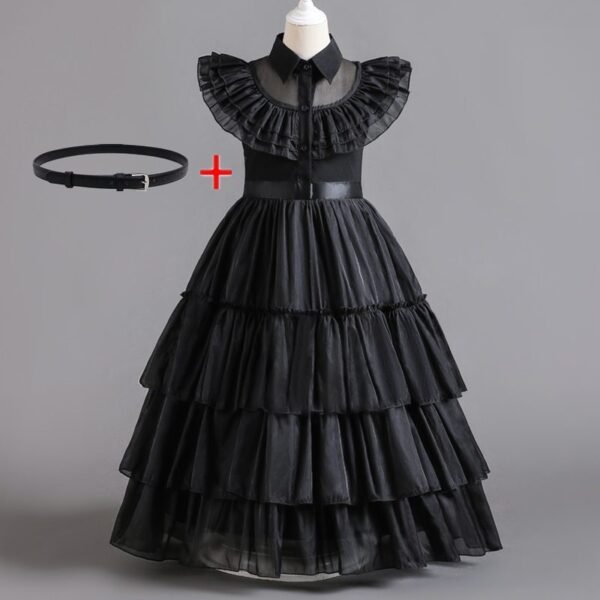 Wednesday Addams Kids Cosplay Dress
