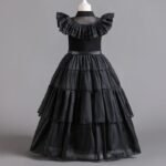 Wednesday Addams Kids Cosplay Dress