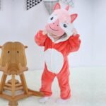 Red Unicorn Baby Jumpsuit