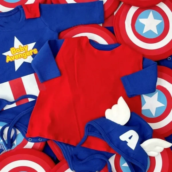 Captain Baby Costume – Superhero Romper