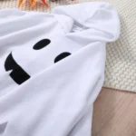 Halloween Baby Ghost Cape Outfit – 2PCS Costume Set