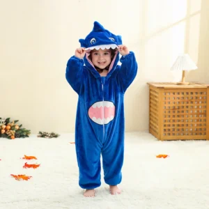 Shark Baby Onesie – Plush Hooded Costume for Toddlers