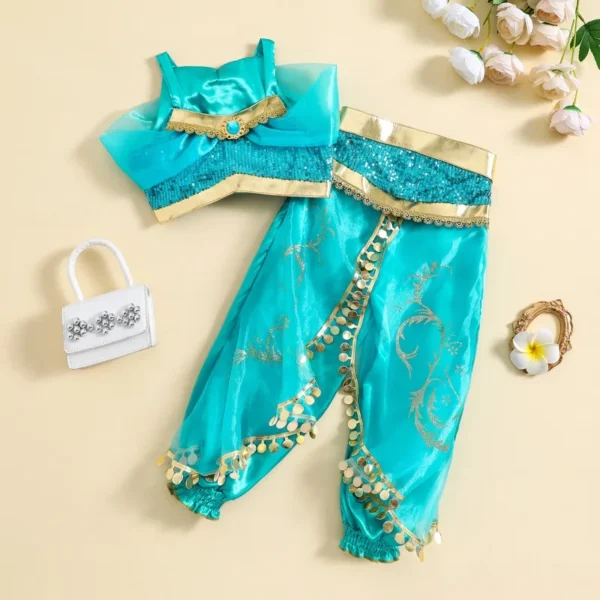 Girls Arabian Princess Costume – 2PC Outfit