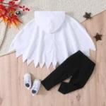 Halloween Baby Ghost Cape Outfit – 2PCS Costume Set