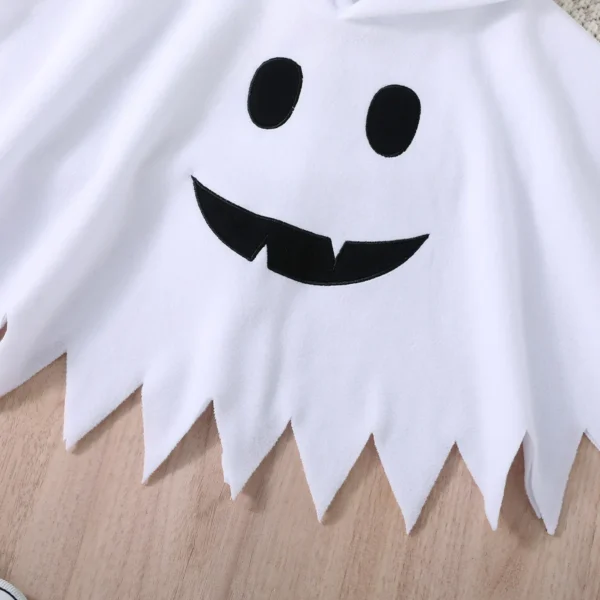 Halloween Baby Ghost Cape Outfit – 2PCS Costume Set