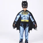 Kids Batman Costume with Mask & Cape