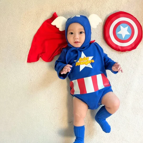 Captain Baby Costume – Superhero Romper