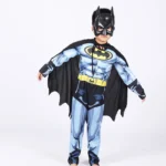 Kids Batman Costume with Mask & Cape