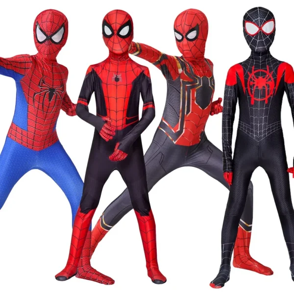 Kids Superhero Spiderman Cosplay Costume