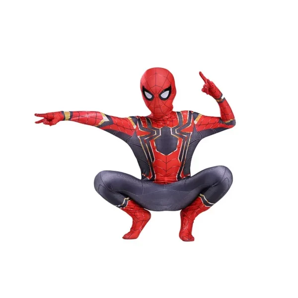 Kids Superhero Spiderman Cosplay Costume