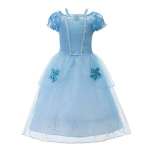Kids Girls Cinderella Princess Costume