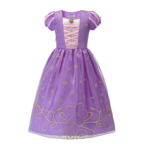 Kid Girls Tangled Princess Dress