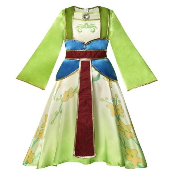 Kids Girls Hua Mulan Princess Dress