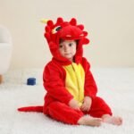 Red Dragon Baby Jumpsuit
