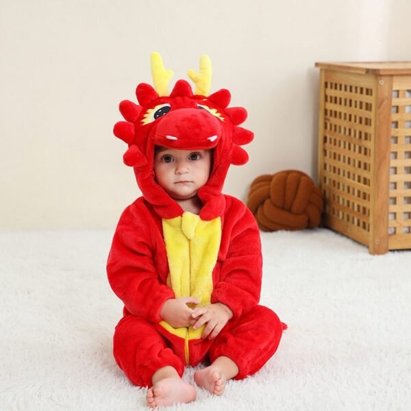 Red Dragon Baby Jumpsuit
